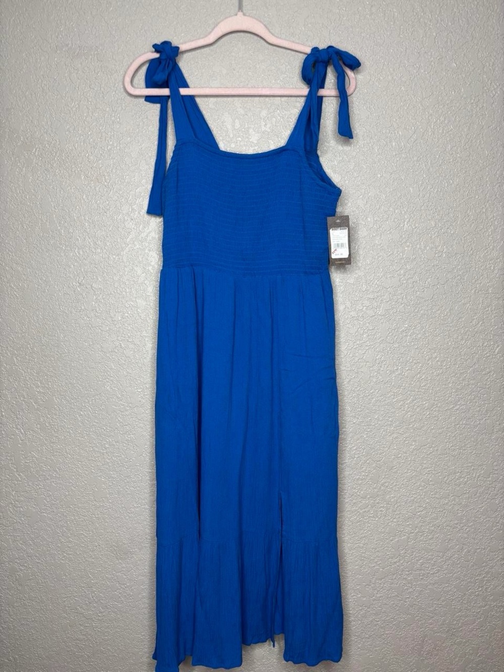 Shyanne Cobalt Blue Tie-Shoulder Maxi Dress
